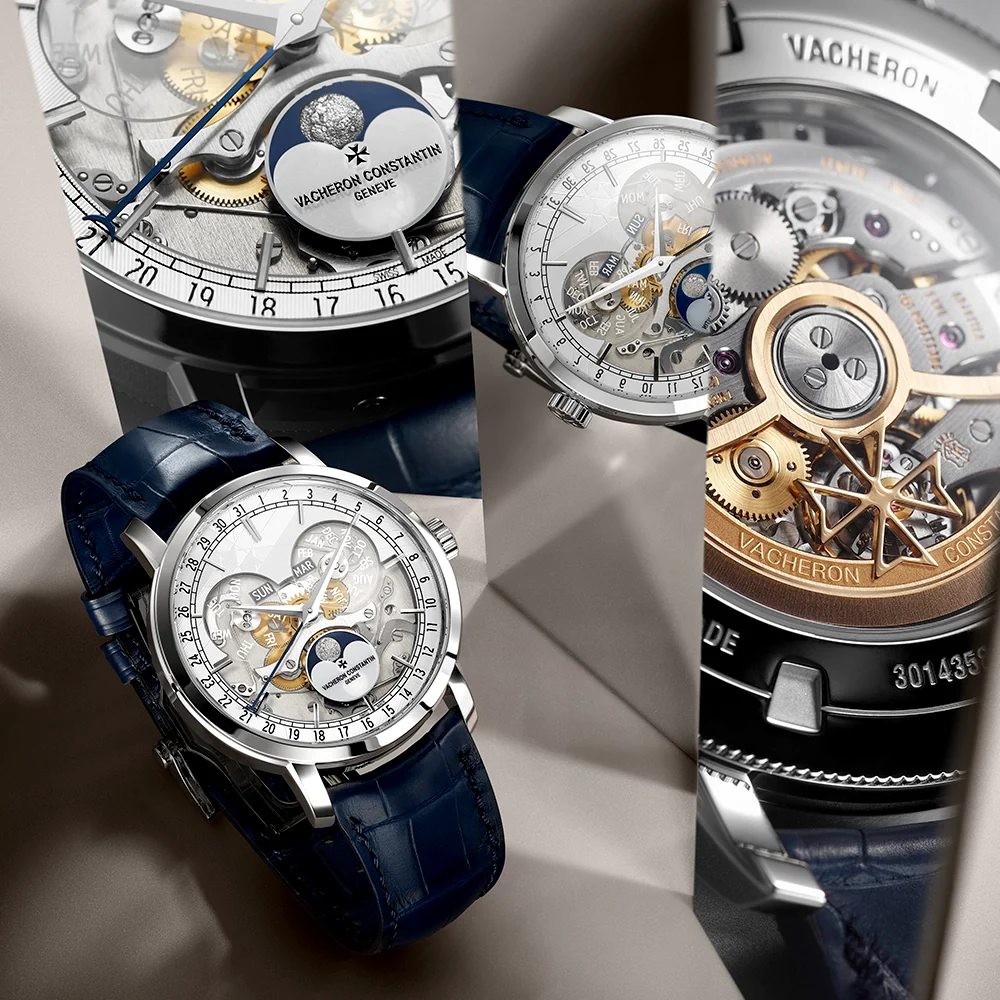 Traditionnelle Complete Calendar Platinum 270th Anniversary Edition Watch - Image 7