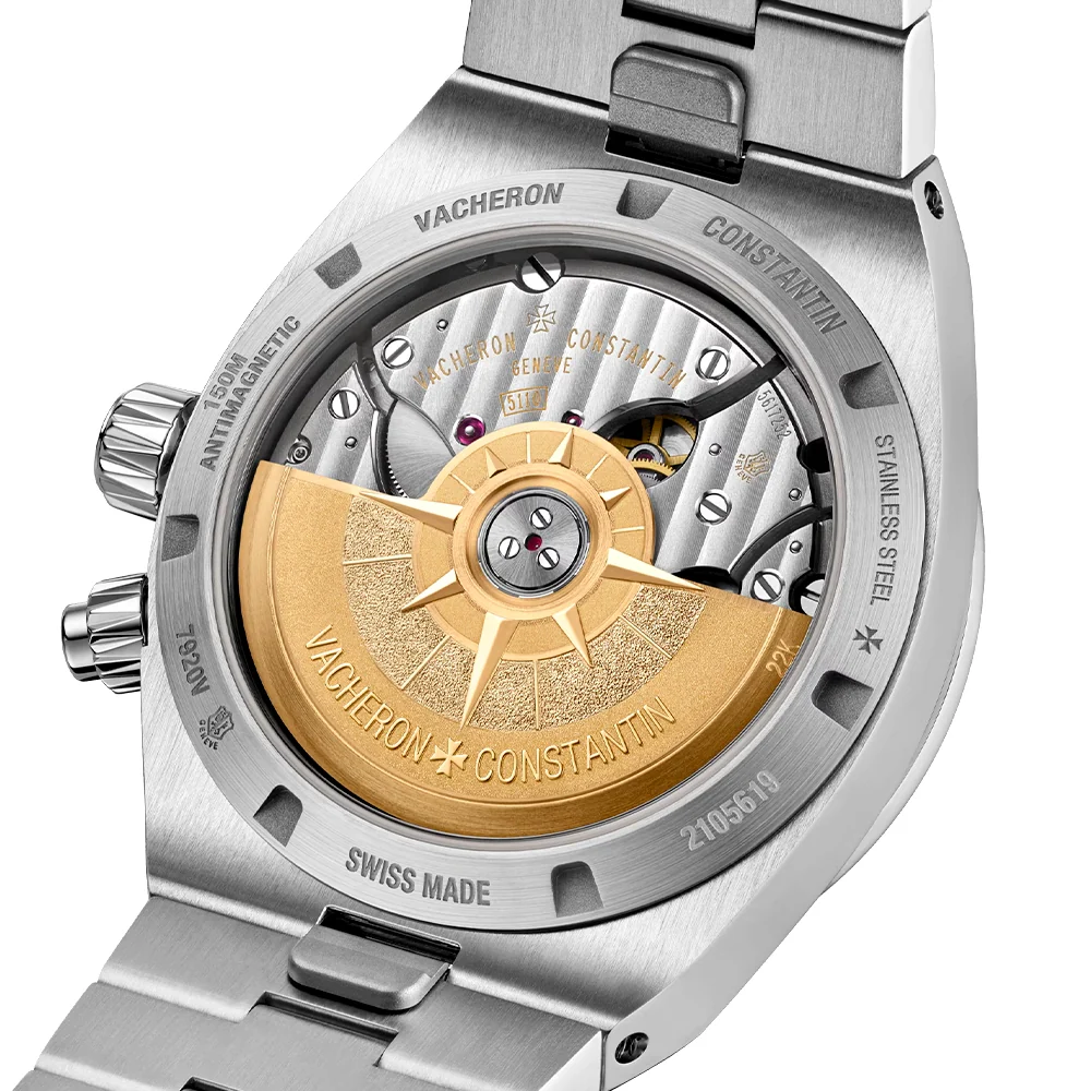 Overseas Dual Time 41mm Steel Black Dial Mens Automatic Watch - Image 5