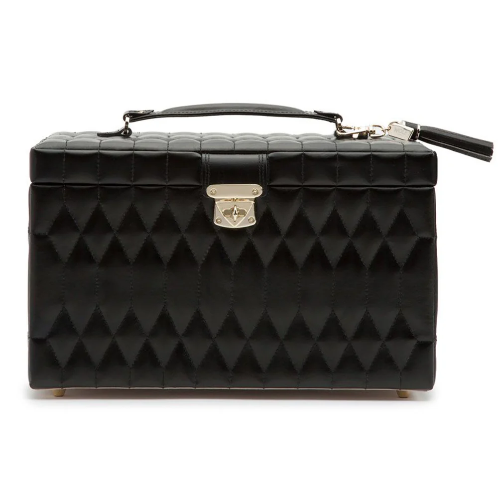 WOLF 1834 Caroline Black Large Jewellery Case Worth £555 - Image 2