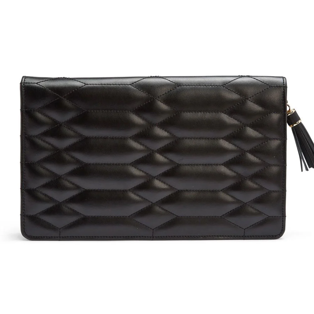 WOLF 1834 Caroline Black Zipped Jewellery Case - Image 2