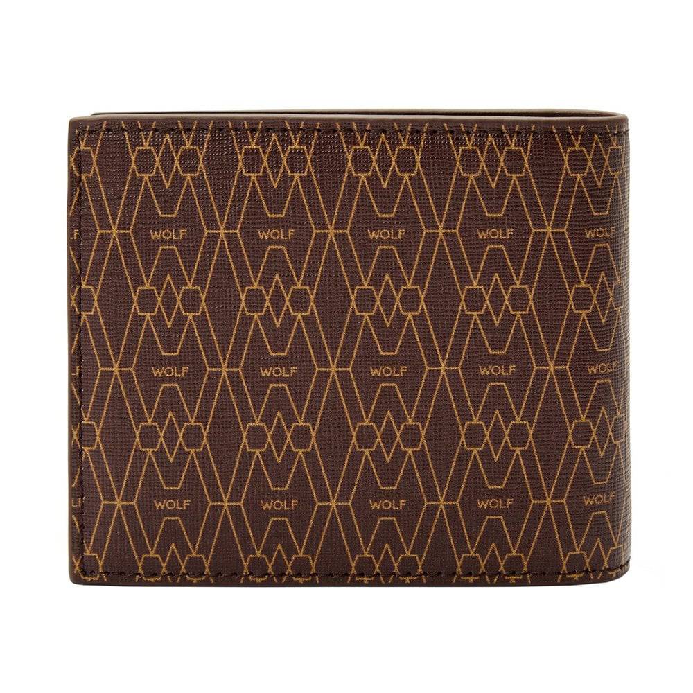Signature Billfold And Coin Brown Recycled Wallet - Image 2