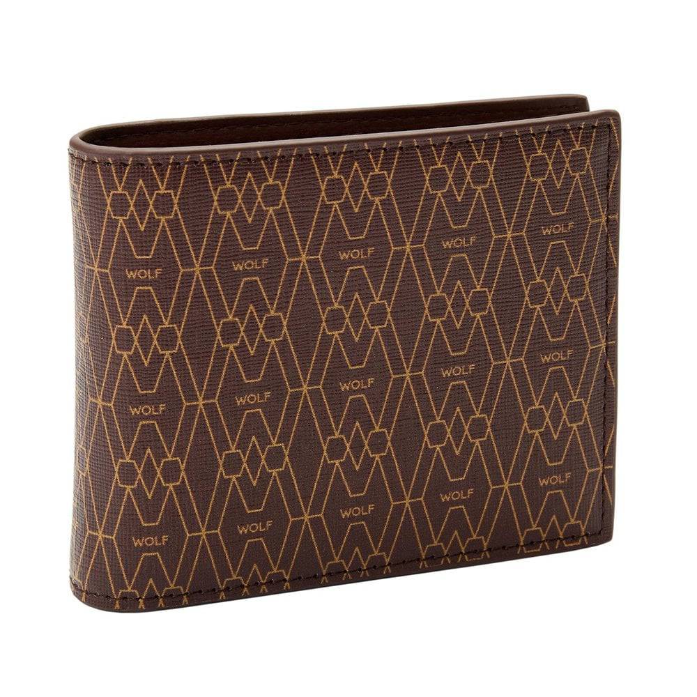 Signature Billfold And Coin Brown Recycled Wallet - Image 3