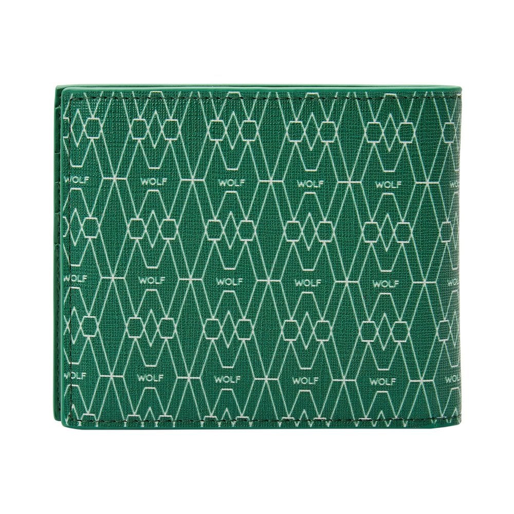 Signature Billfold And Coin Green Recycled Wallet - Image 4