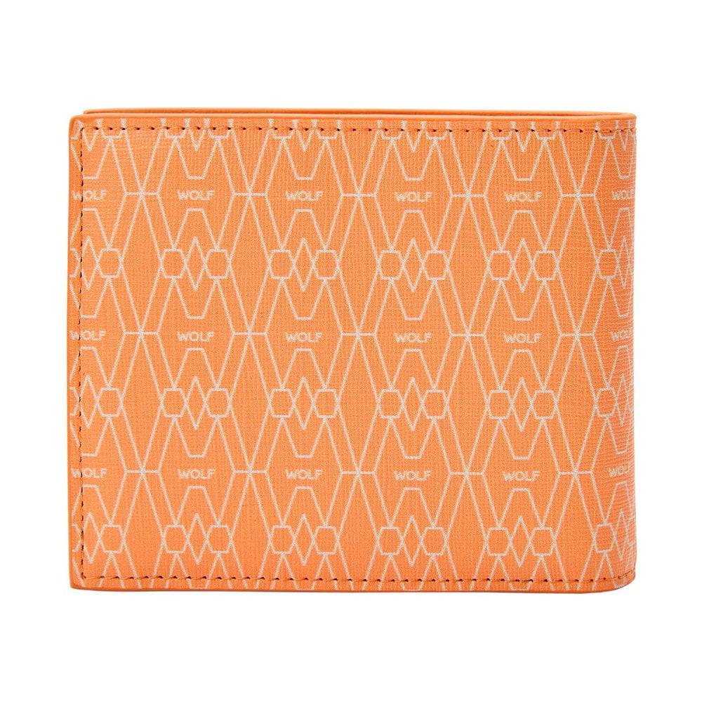 Signature Billfold And Coin Orange Recycled Wallet - Image 2