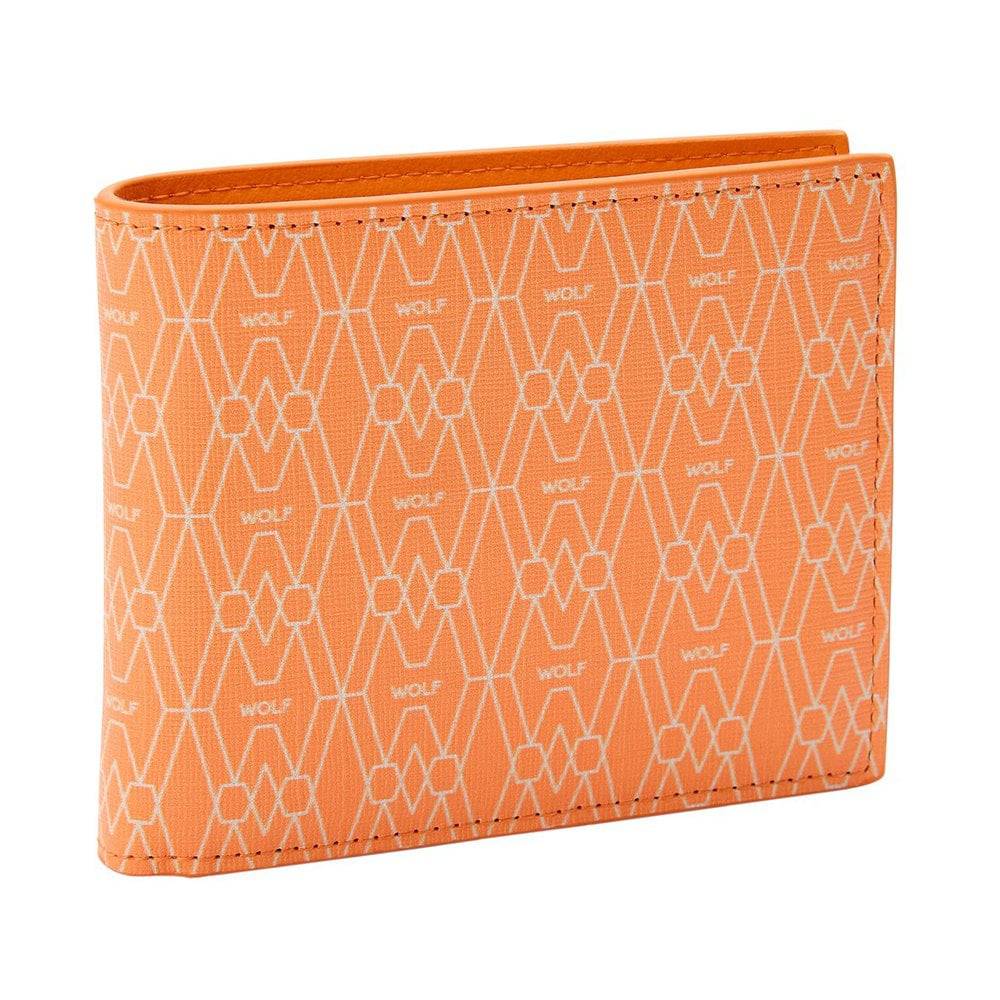 Signature Billfold And Coin Orange Recycled Wallet - Image 4