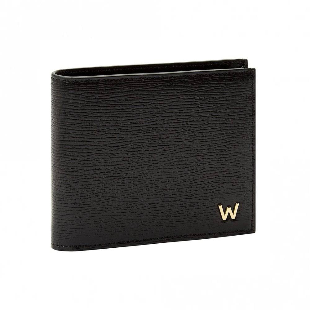 W Collection Billfold Black Leather Wallet - Image 3
