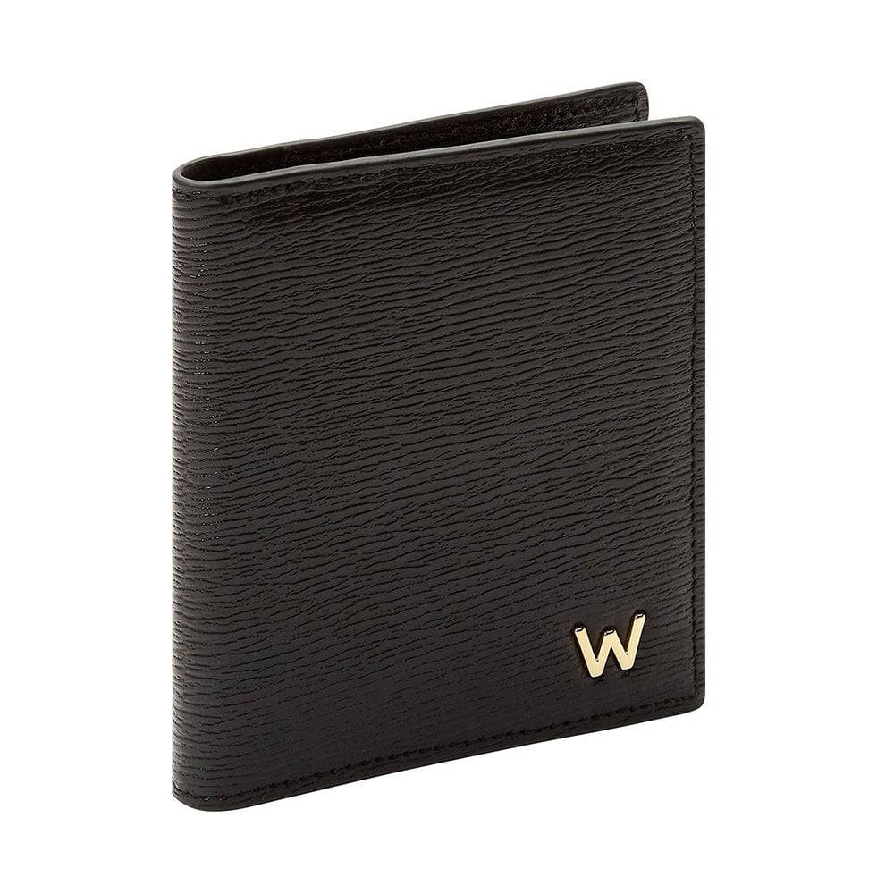 W Collection Black Leather ID Card Case - Image 2