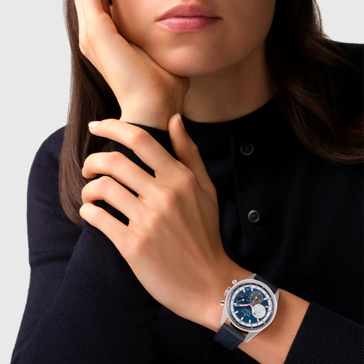 CHRONOMASTER Original El Primero 38mm Blue Sunray Dial Watch - Image 5