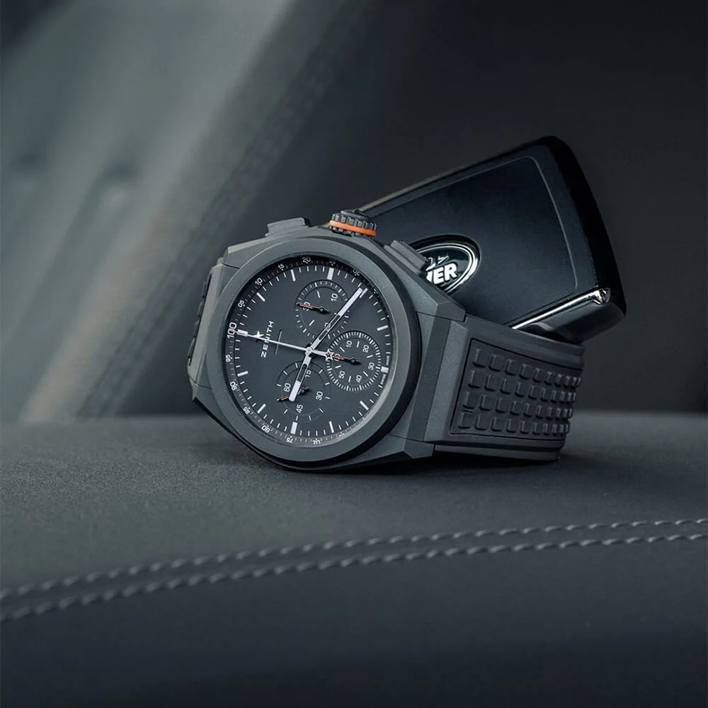 DEFY 21 44mm Land Rover Limited Edition Rubber Strap Watch - Image 5