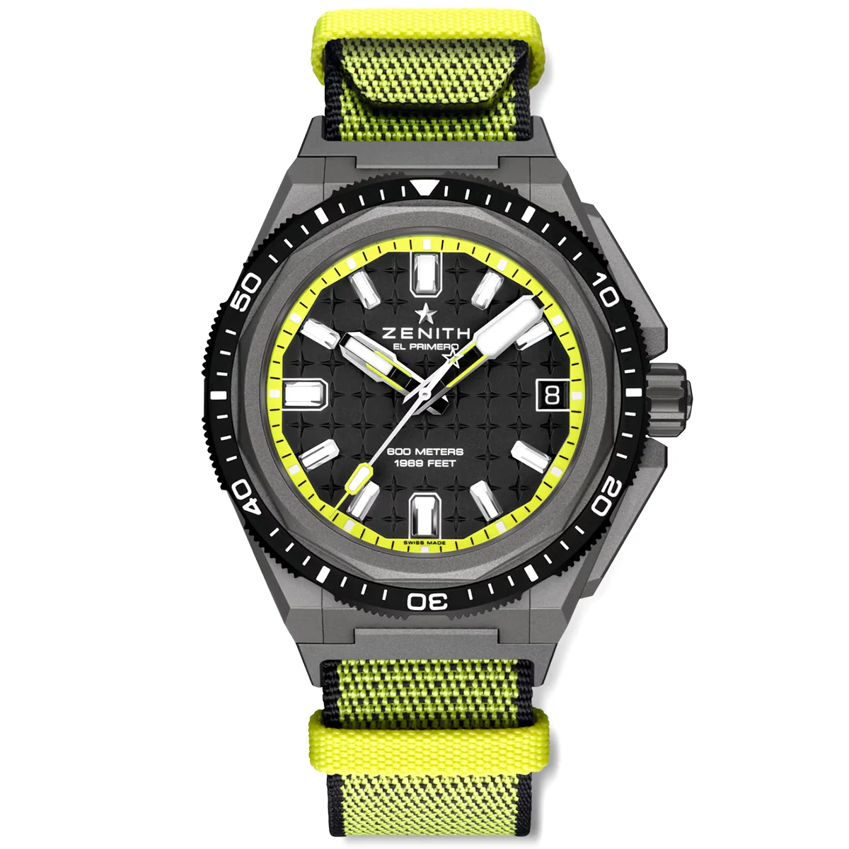 DEFY Skyline Extreme Diver 42.5mm Black Titanium Watch - Image 2