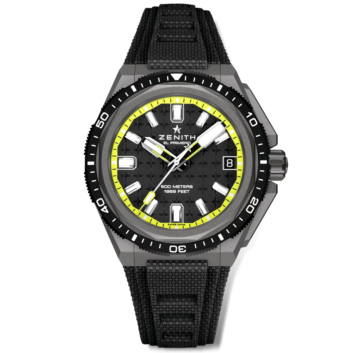 DEFY Skyline Extreme Diver 42.5mm Black Titanium Watch - Image 3
