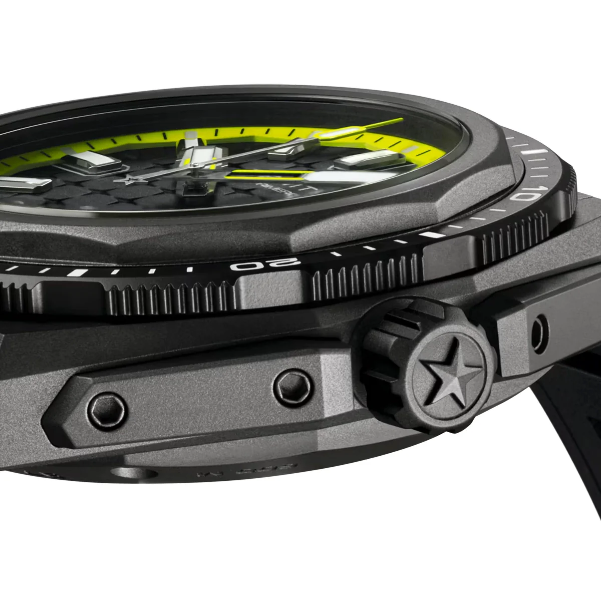 DEFY Skyline Extreme Diver 42.5mm Black Titanium Watch - Image 4