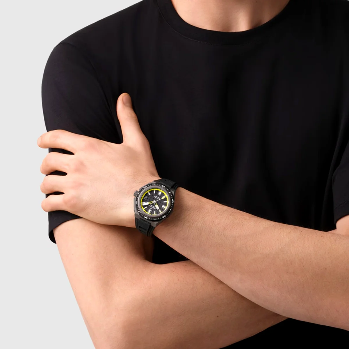 DEFY Skyline Extreme Diver 42.5mm Black Titanium Watch - Image 6